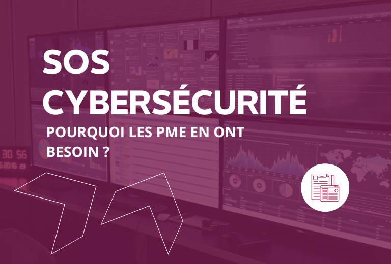 SOC cybersécurité : centre de supervision de sécurité surveillant les systèmes informatiques d'une PME en temps réel